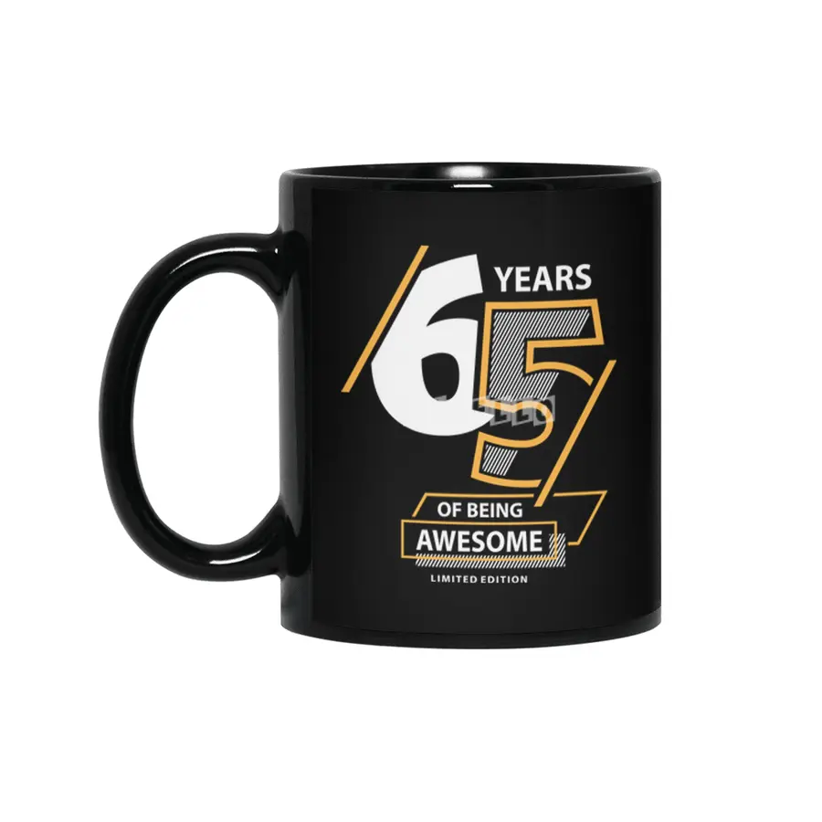 65 Years Of Being Awesome - 65th Birthday Siyah Kupa