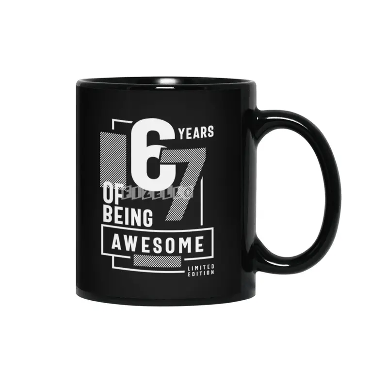 67 Years Of Being Awesome - 67th Birthday Siyah Kupa