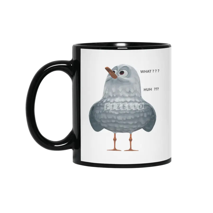 Confused Penguin What ??? HUH ??? Siyah Kupa