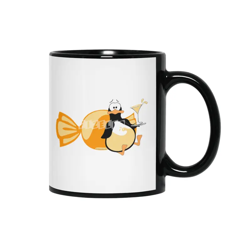 Butterscotch Bliss Penguin Siyah Kupa