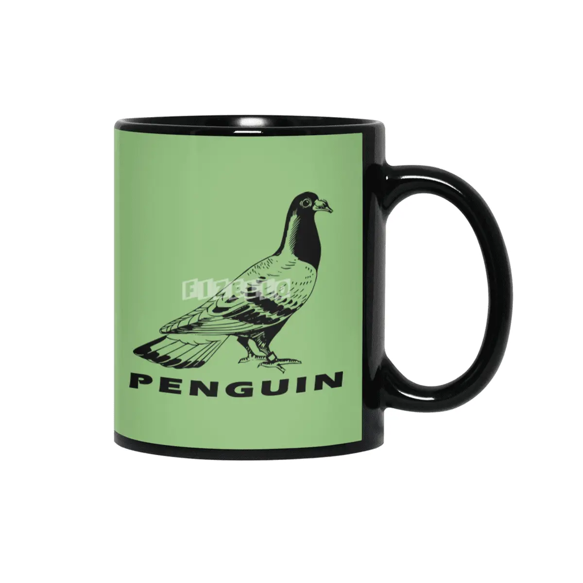 Deliberately Wrong Black Penguin Pigeon Siyah Kupa