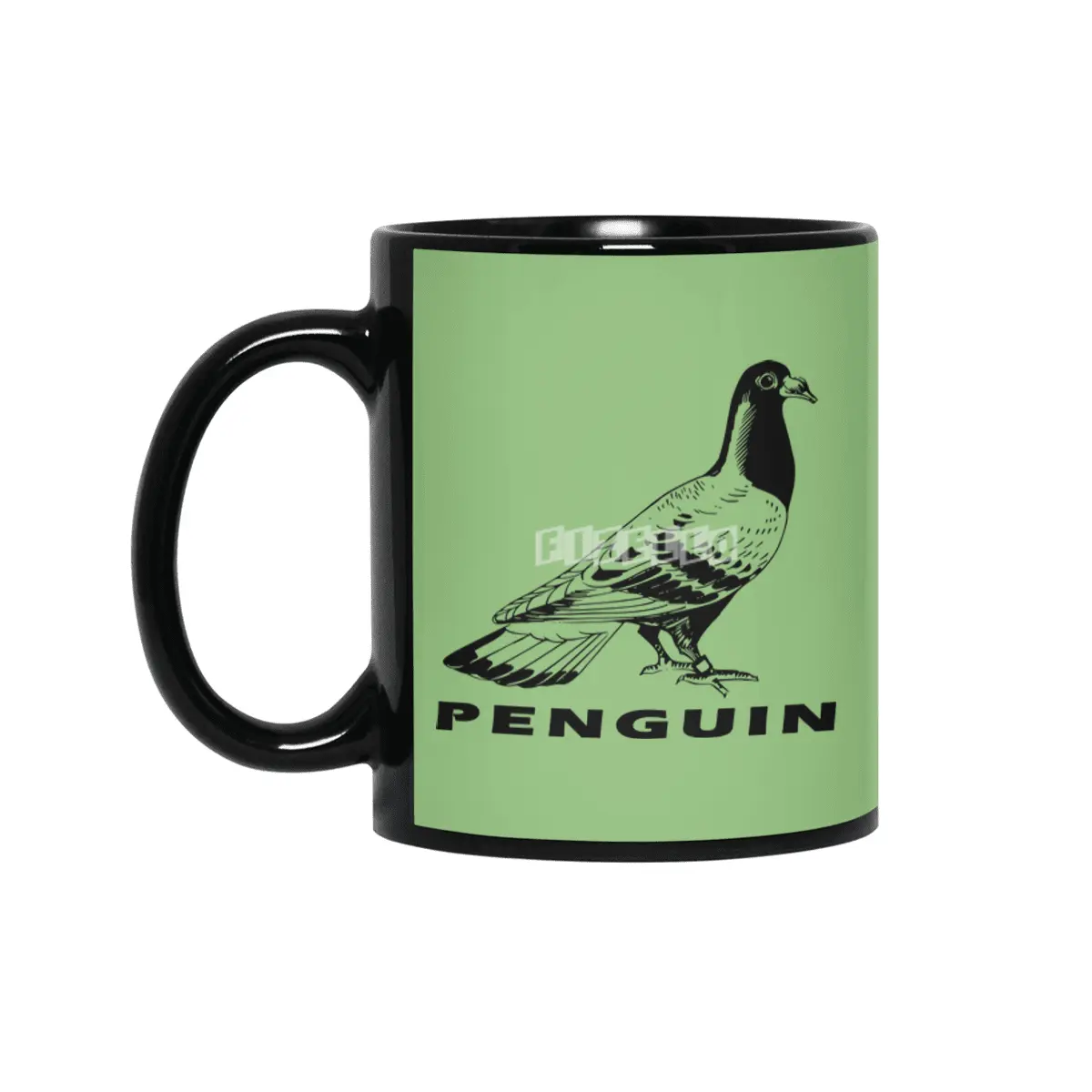 Deliberately Wrong Black Penguin Pigeon Siyah Kupa