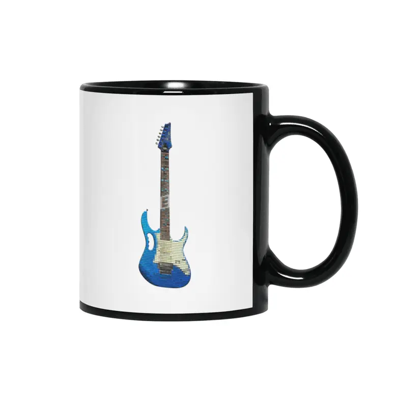 Guitar Play Black Siyah Kupa