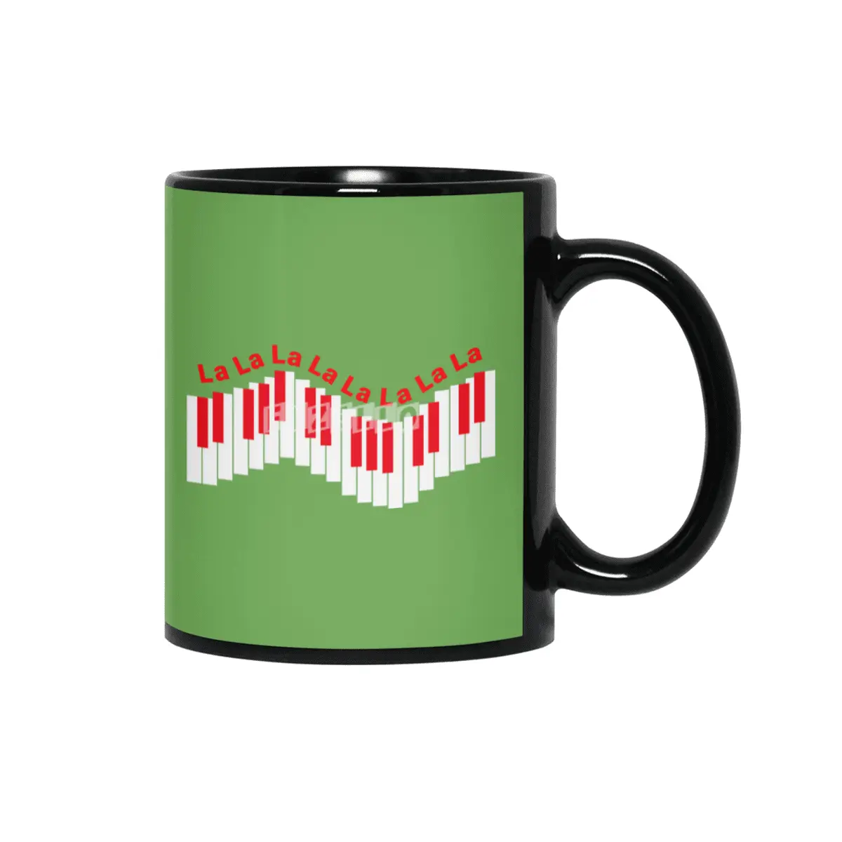 Holiday, Christmas Keyboard Piano - Red Siyah Kupa