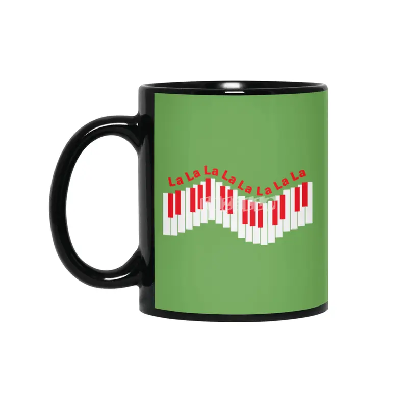 Holiday, Christmas Keyboard Piano - Red Siyah Kupa