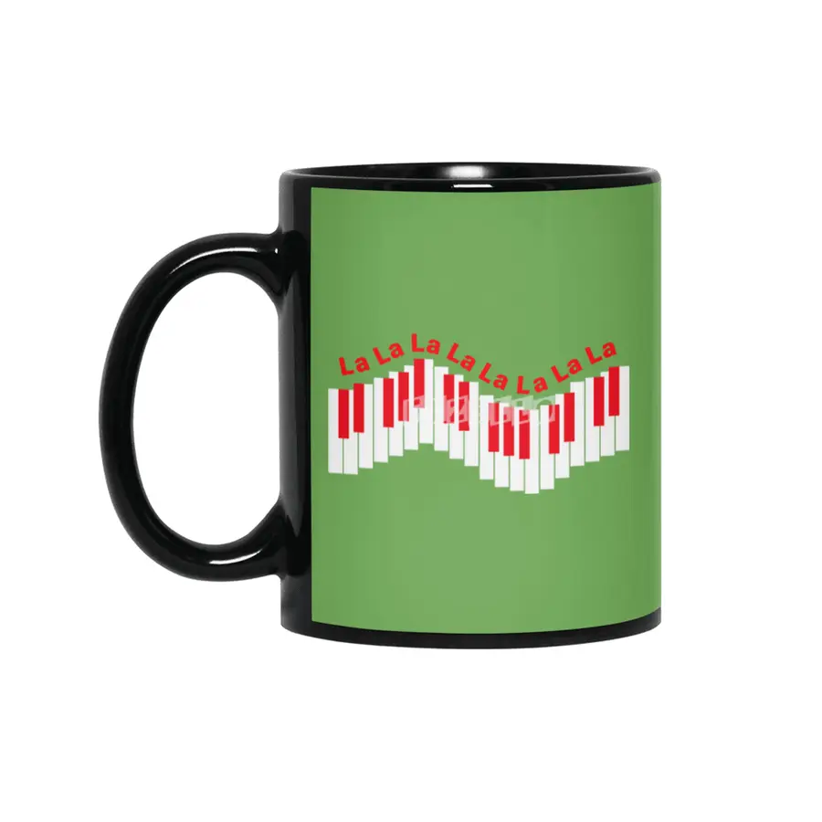 Holiday, Christmas Keyboard Piano - Red Siyah Kupa