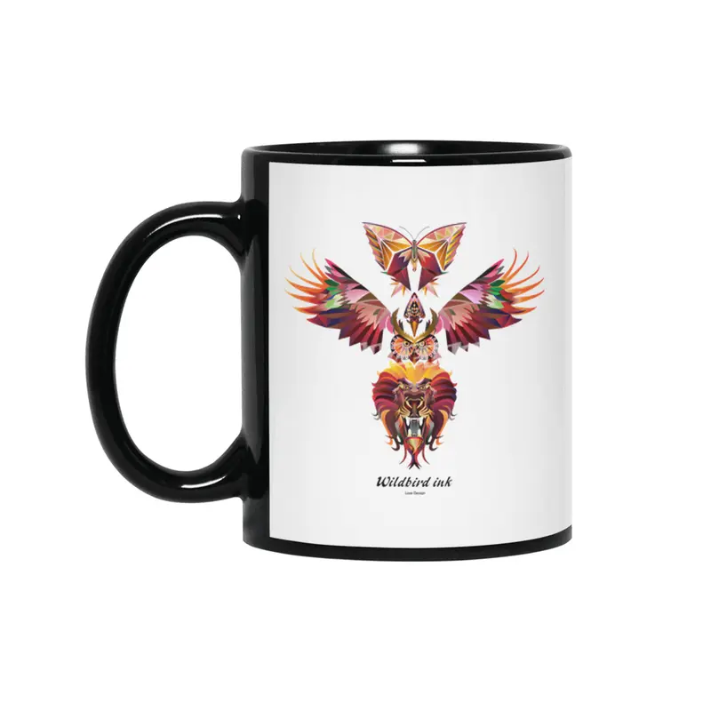Wildbird ink - Universal Journey to enlightenment - full colour 2 - 12x Siyah Kupa