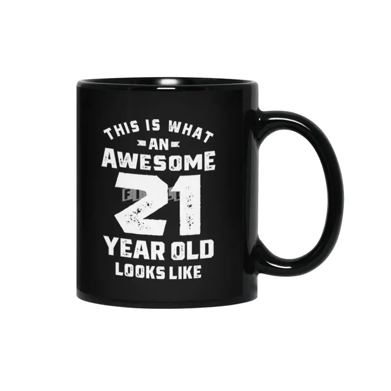 21 Year Old Gift | 21st Birthday Gift Ideas - Mens and Womens Siyah Kupa
