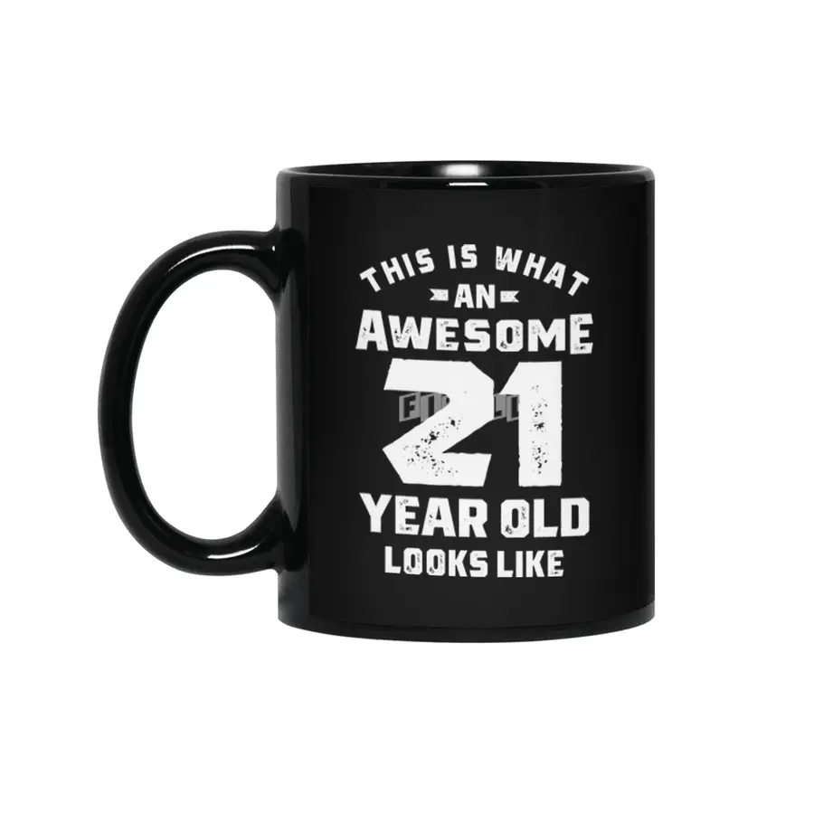 21 Year Old Gift | 21st Birthday Gift Ideas - Mens and Womens Siyah Kupa