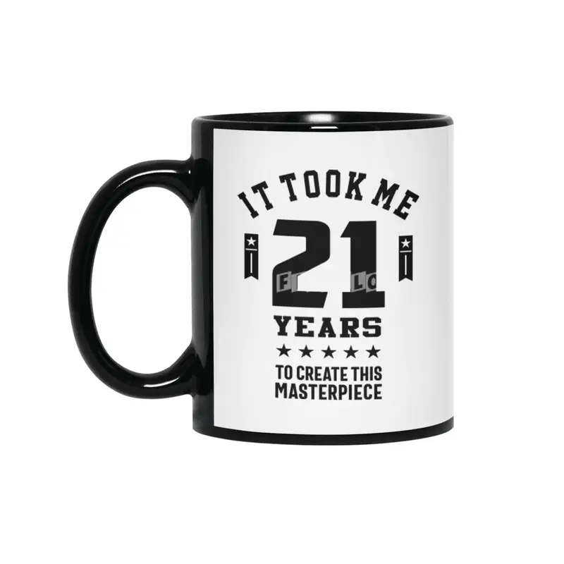 21 Year Old Gift | 21st Birthday Gift Ideas - Mens and Womens Siyah Kupa