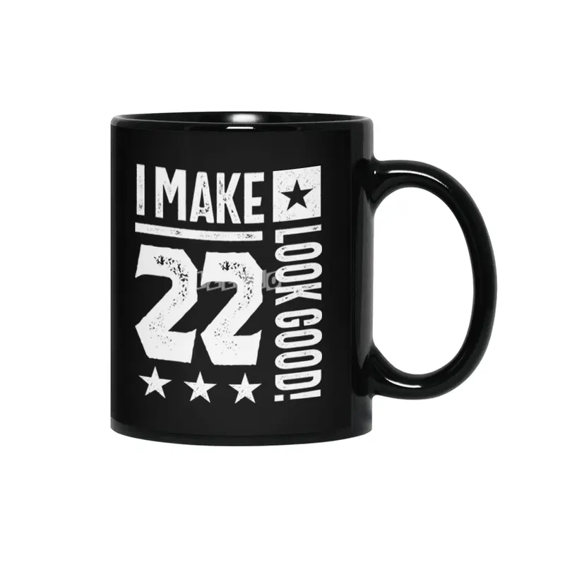 22 Year Old Gift | 22nd Birthday Gift Ideas - Mens and Womens Siyah Kupa