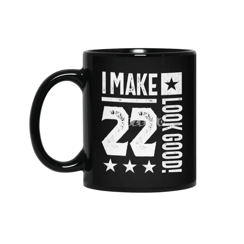 22 Year Old Gift | 22nd Birthday Gift Ideas - Mens and Womens Siyah Kupa