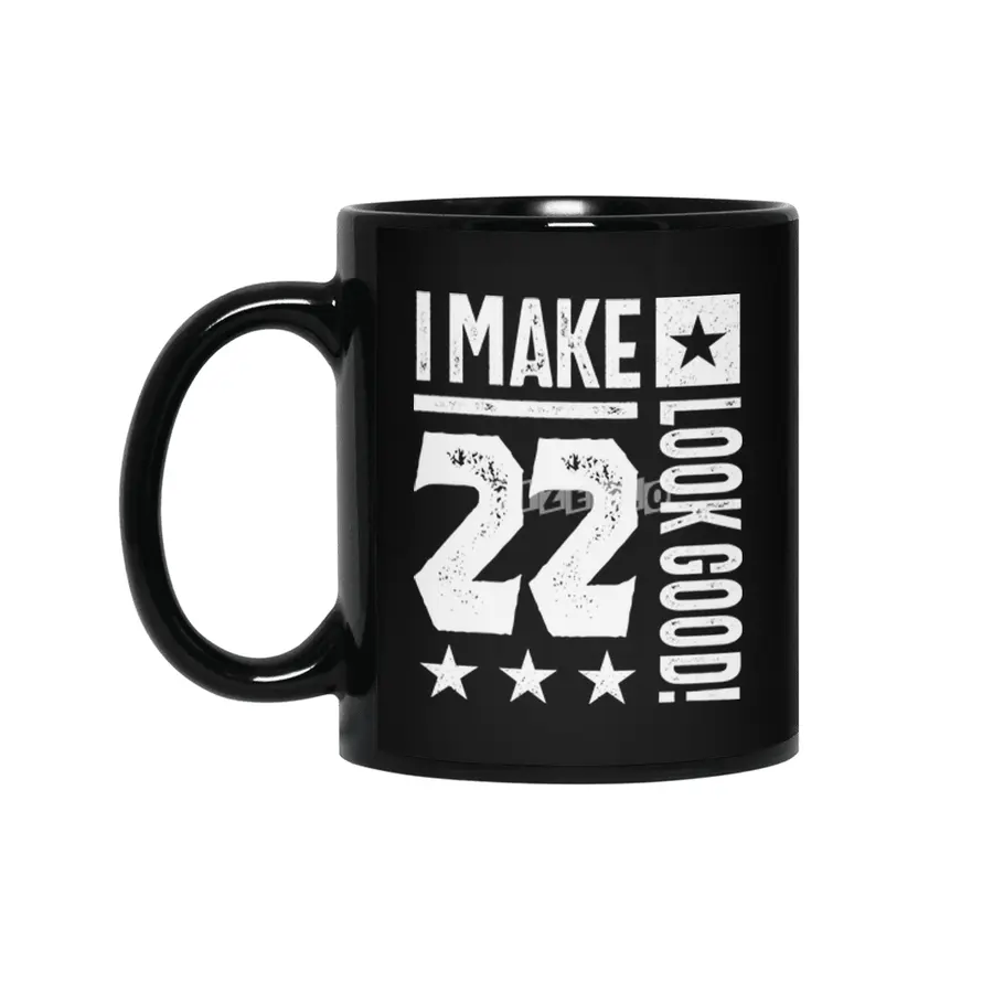 22 Year Old Gift | 22nd Birthday Gift Ideas - Mens and Womens Siyah Kupa
