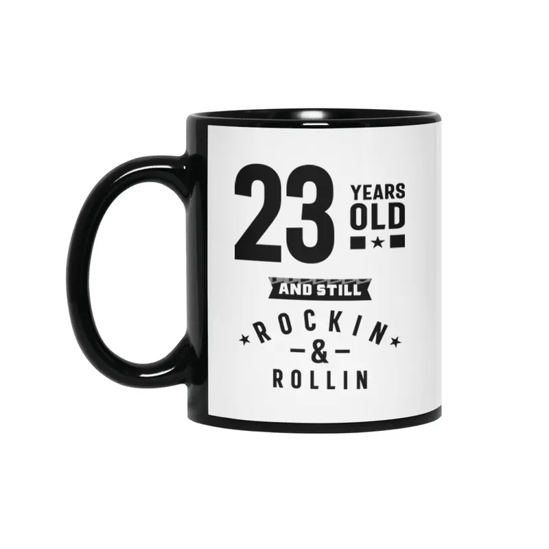 23 Year Old Gift | 23rd Birthday Gift Ideas - Mens and Womens Siyah Kupa