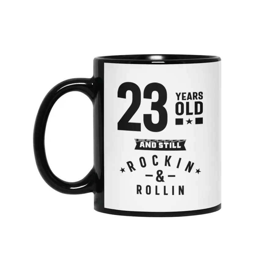 23 Year Old Gift | 23rd Birthday Gift Ideas - Mens and Womens Siyah Kupa