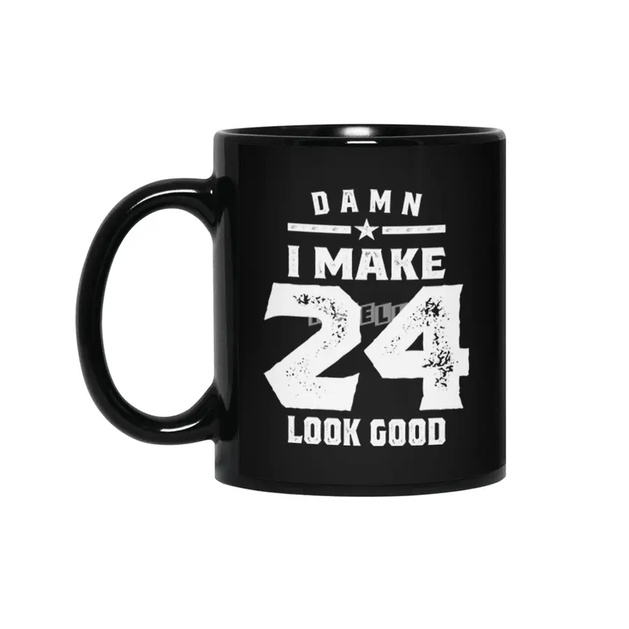 24 Year Old Gift | 24th Birthday Gift Ideas - Mens and Womens Siyah Kupa