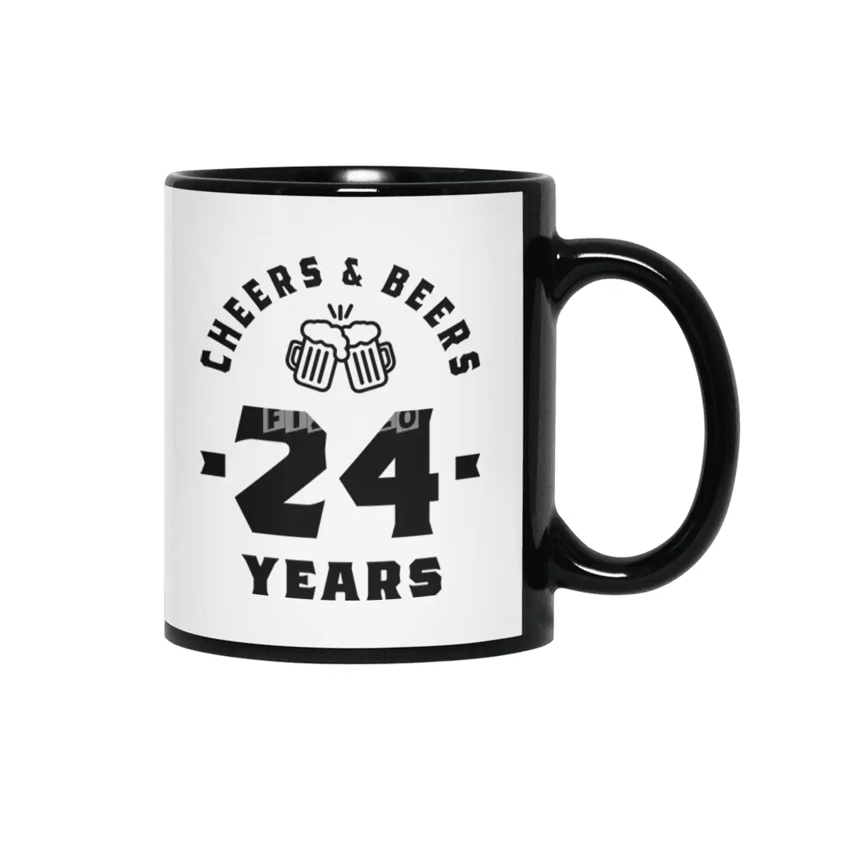 24 Year Old Gift | 24th Birthday Gift Ideas - Mens and Womens Siyah Kupa