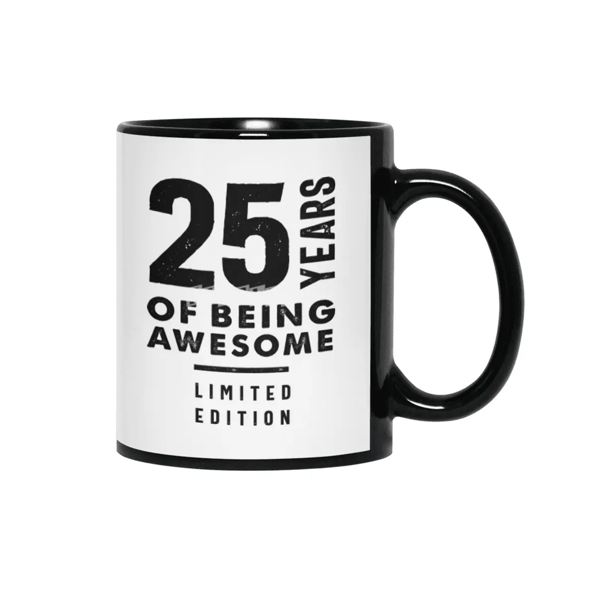 25 Year Old Gift | 25th Birthday Gift Ideas - Mens and Womens Siyah Kupa