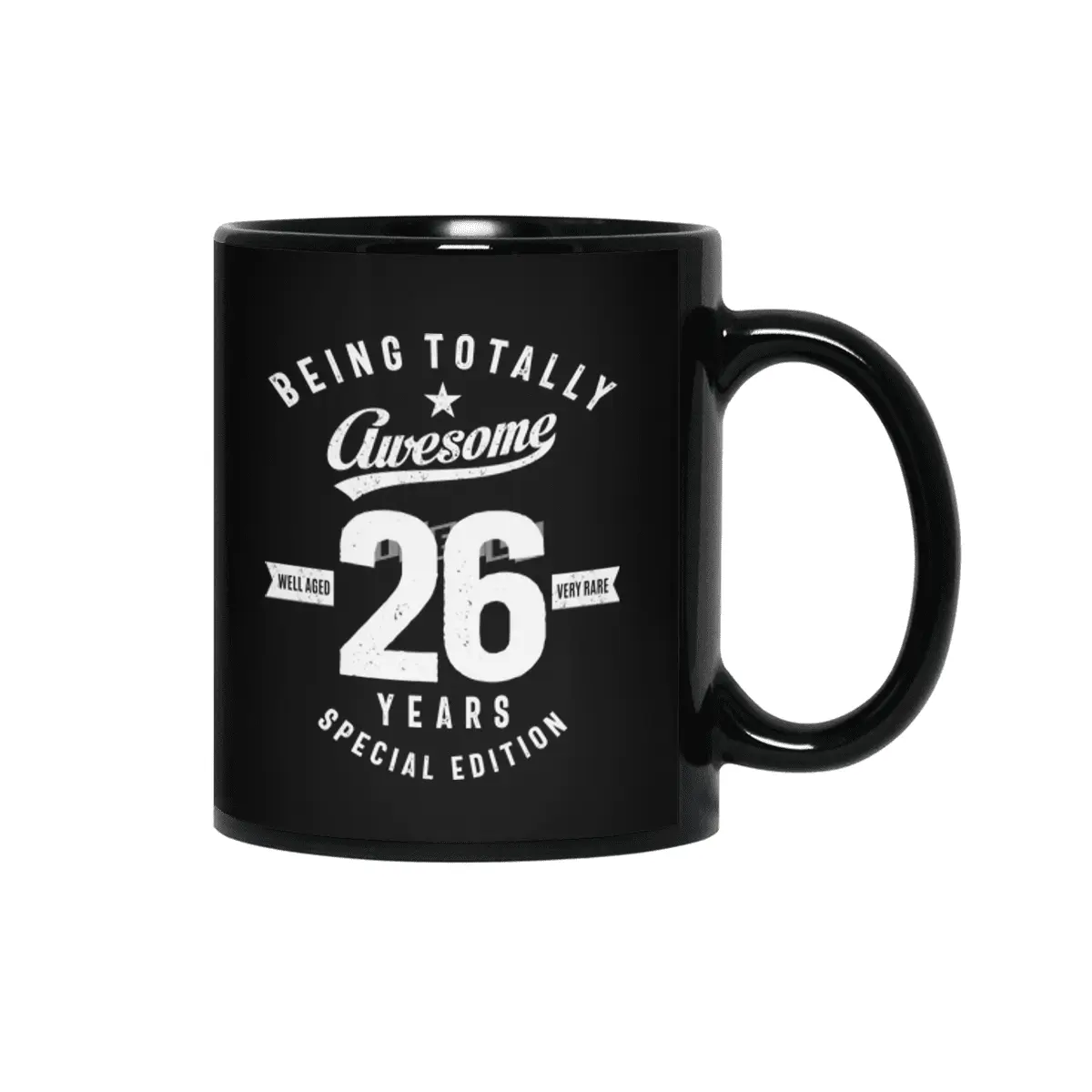 26 Year Old Gift | 26th Birthday Gift Ideas - Mens and Womens Siyah Kupa