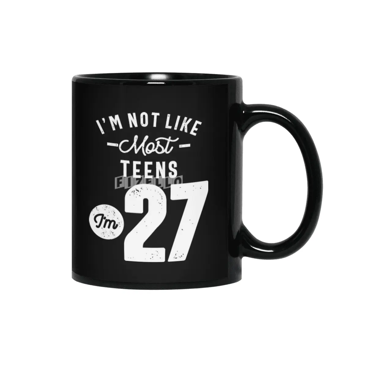 27 Year Old Gift | 27th Birthday Gift Ideas - Mens and Womens Siyah Kupa