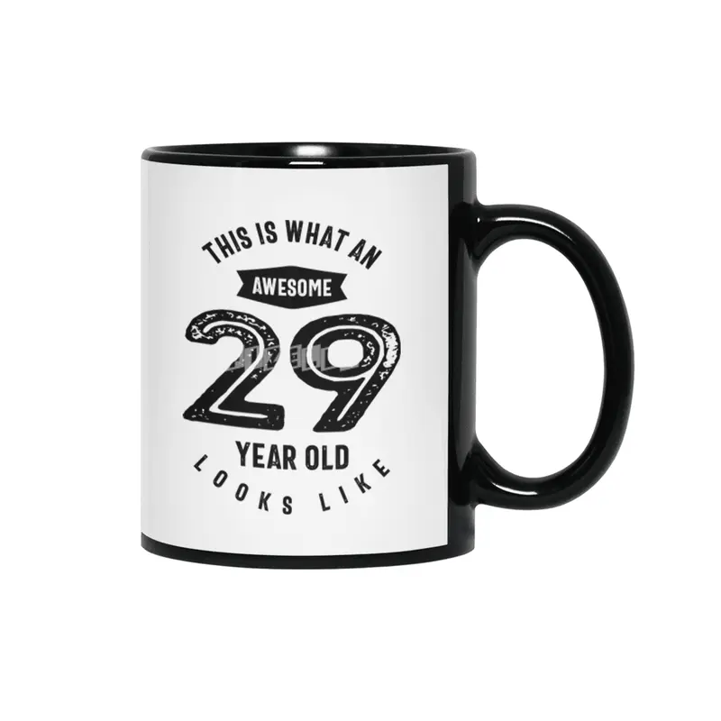29 Year Old Gift | 29th Birthday Gift Ideas - Mens and Womens Siyah Kupa