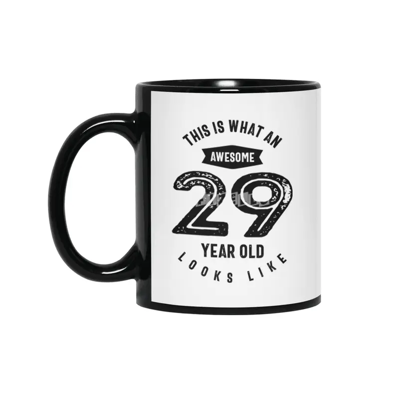 29 Year Old Gift | 29th Birthday Gift Ideas - Mens and Womens Siyah Kupa