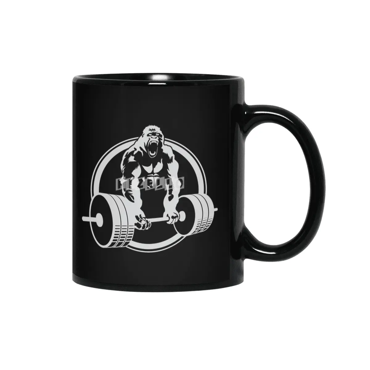 Gorilla Lifting Fitness Gym Tee Siyah Kupa