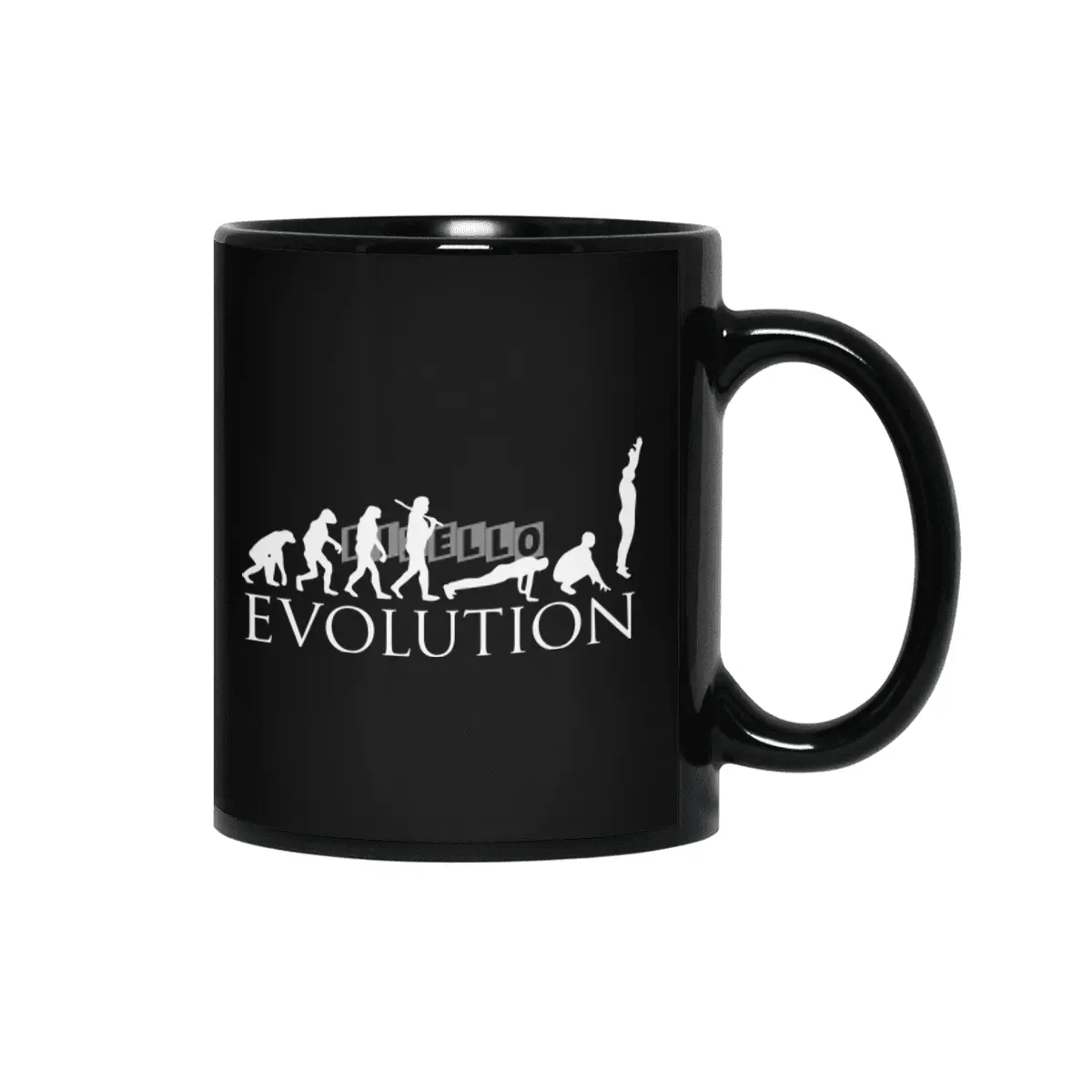 Evolution Fitness Gym Siyah Kupa