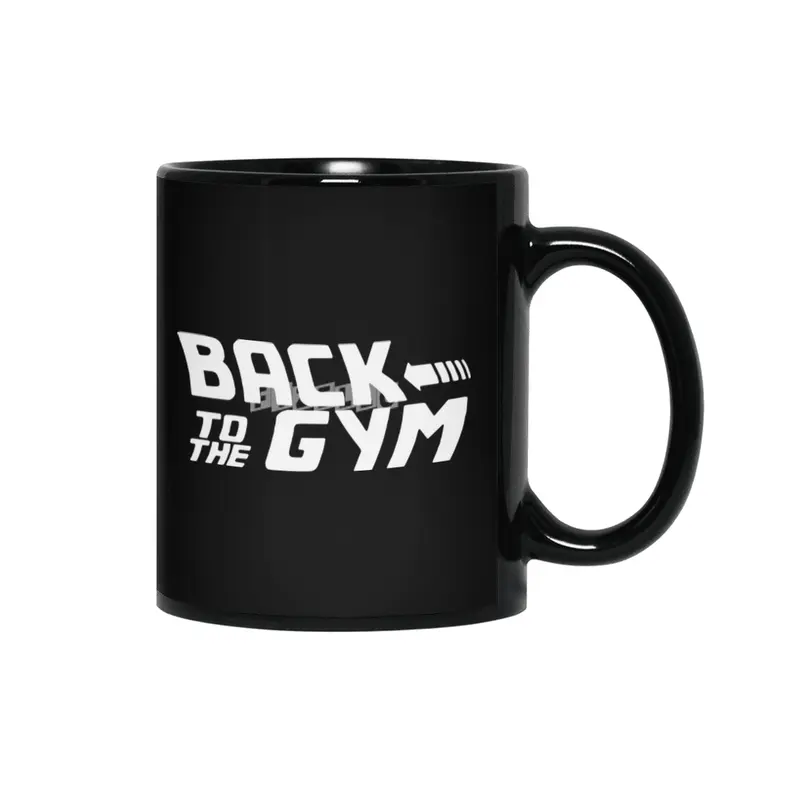 New Men_s Back To The Gym Black MMA Fitness muscle workout Tee workout gym Siyah Kupa