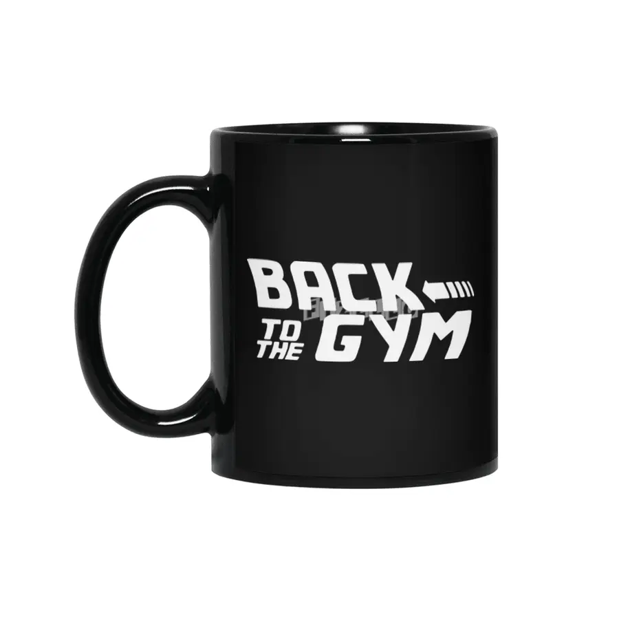 New Men_s Back To The Gym Black MMA Fitness muscle workout Tee workout gym Siyah Kupa