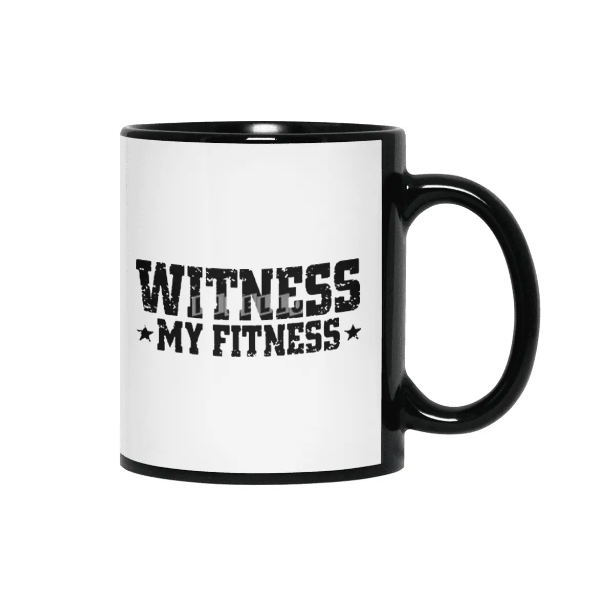 Witness My Fitness Workout Fit Running CrossFit Gym Motivation gym crossfit lifting Siyah Kupa