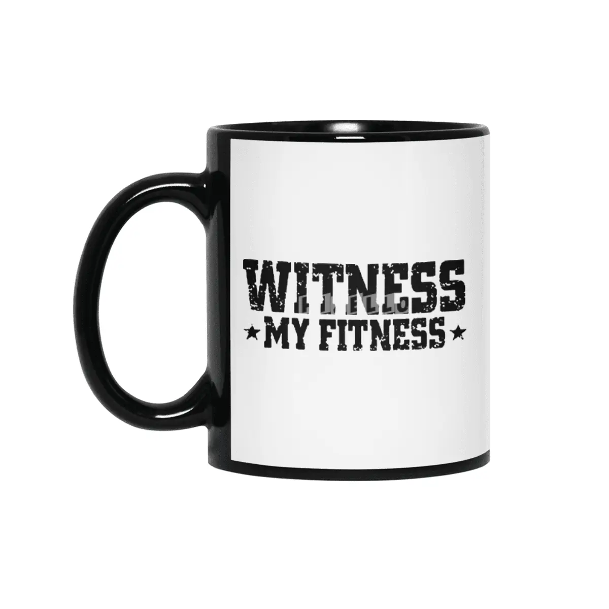 Witness My Fitness Workout Fit Running CrossFit Gym Motivation gym crossfit lifting Siyah Kupa