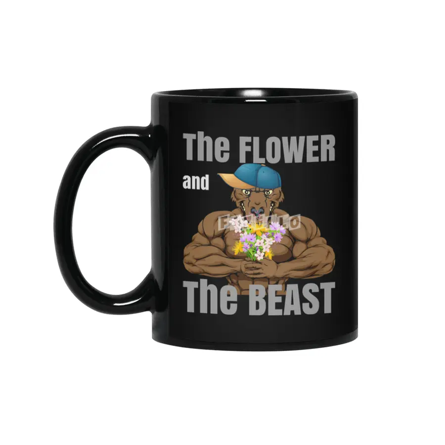 Flower and Beast Fitness Bodybuilding Siyah Kupa