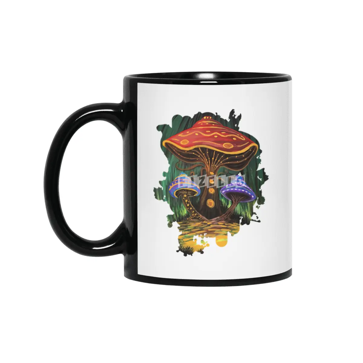 A Mushroom World Siyah Kupa