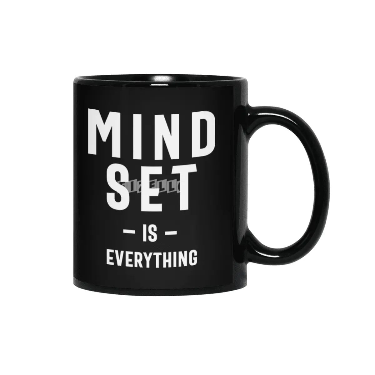 Growth Mindset Entrepreneur Teacher Fitness Motivation Siyah Kupa