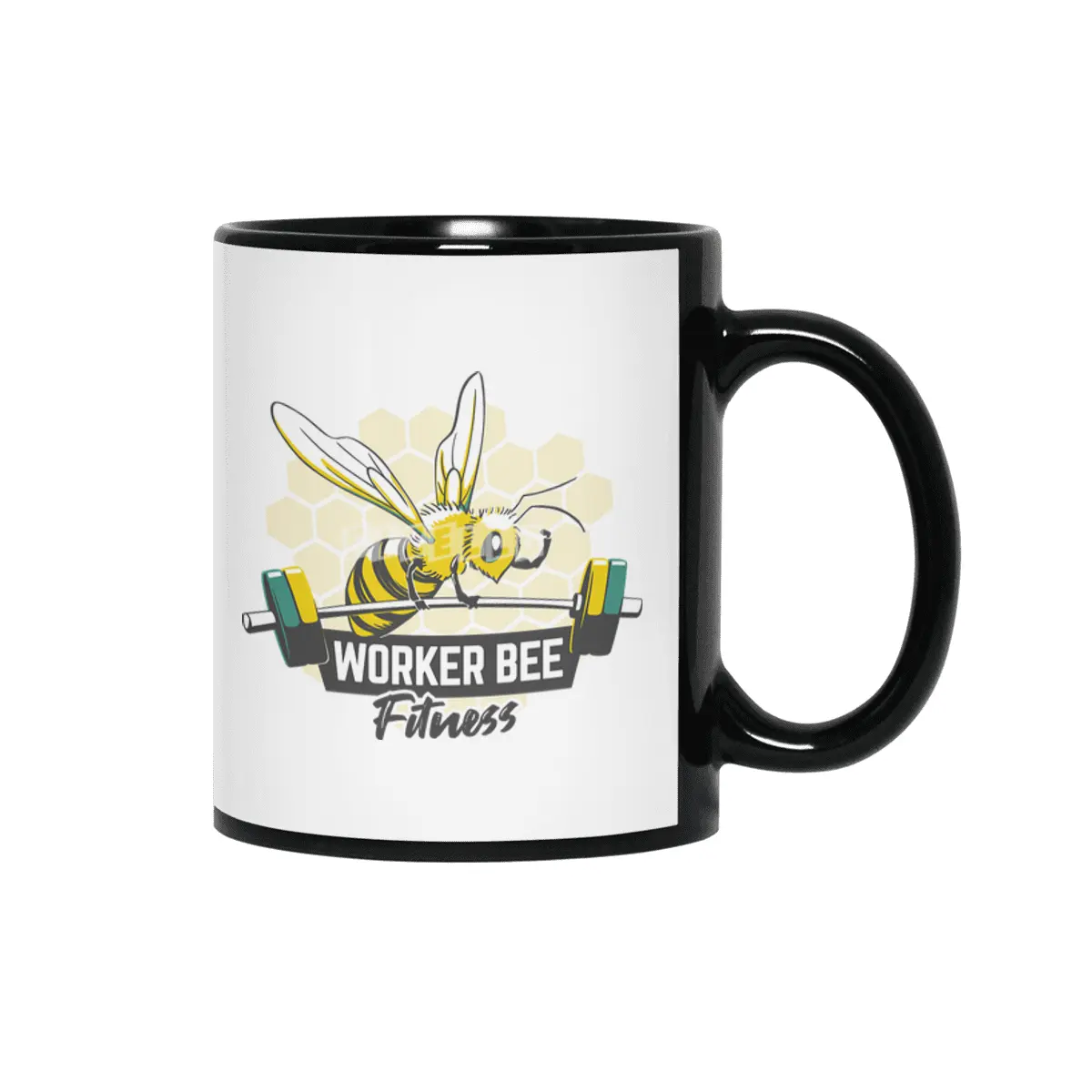 Worker Bee Fitness Honeycomb Siyah Kupa