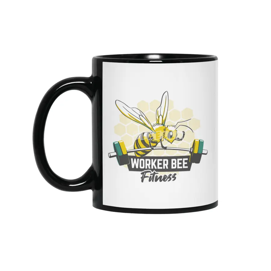 Worker Bee Fitness Honeycomb Siyah Kupa