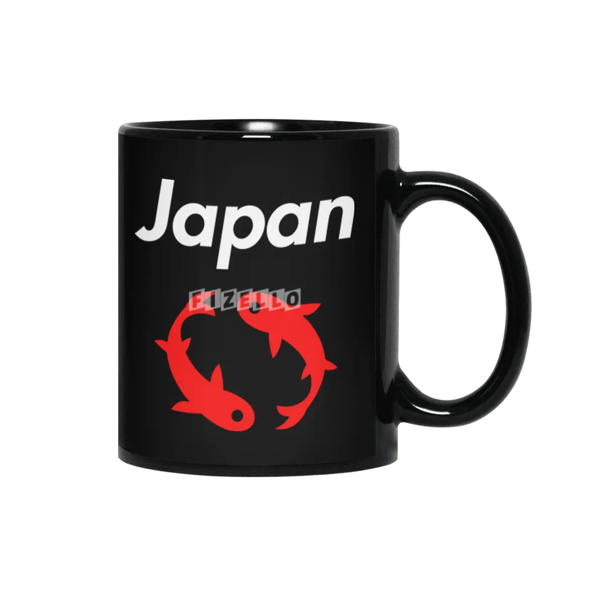 Japanese Iconic Koi for Dark Color Siyah Kupa
