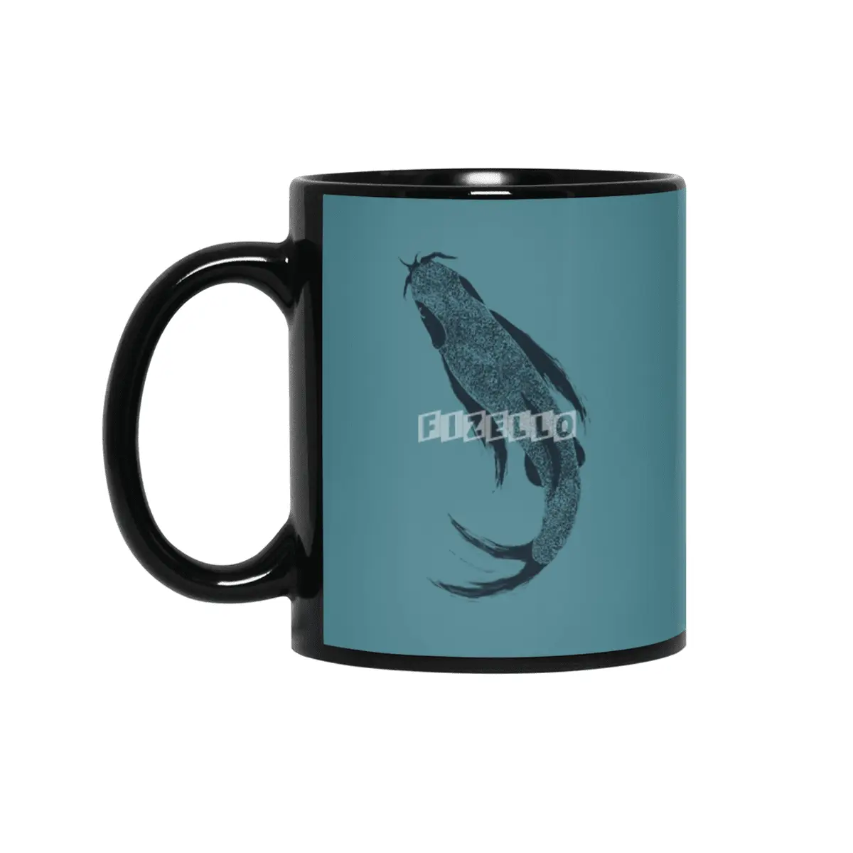 Don't Be Koi - Dark Ink Siyah Kupa
