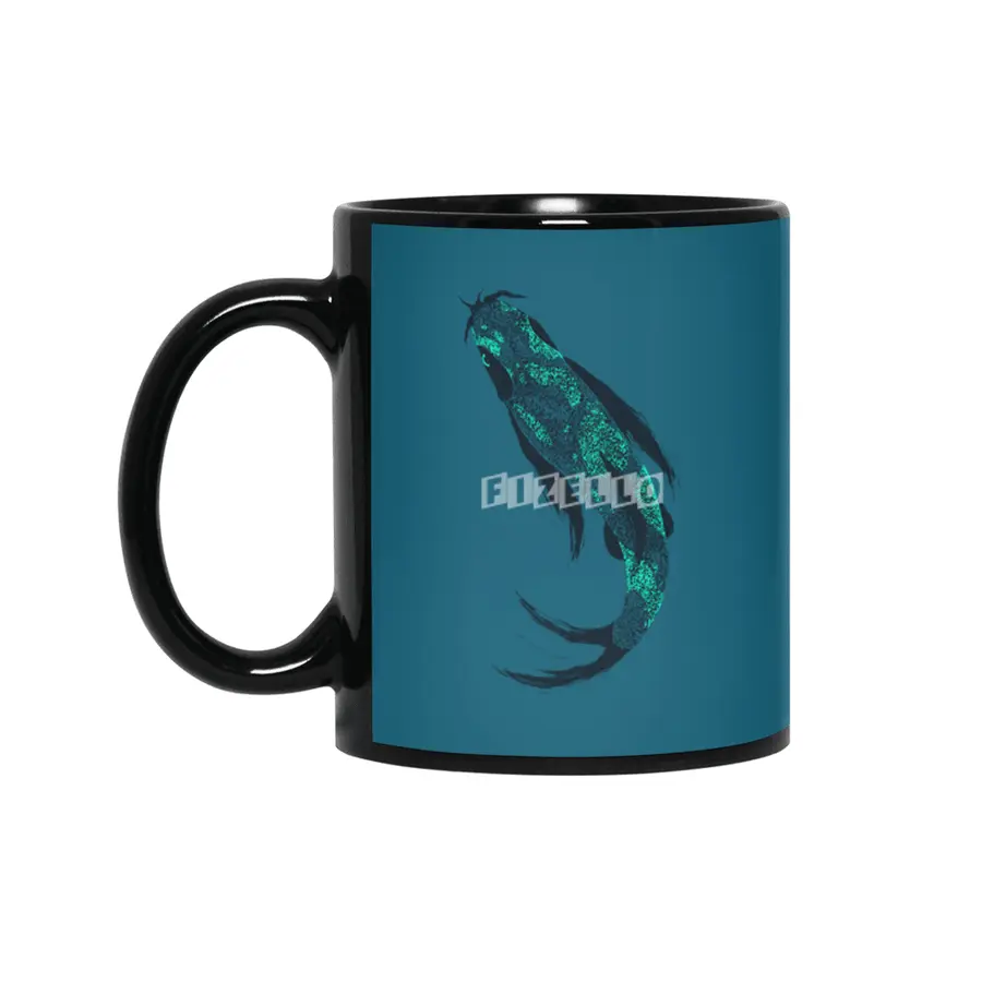 Don't Be Koi - Teal Siyah Kupa