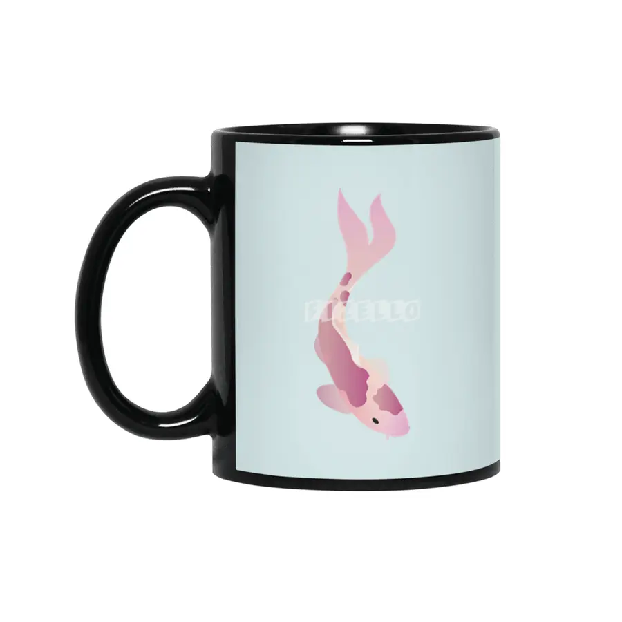 Swimming Koi - Pink Siyah Kupa