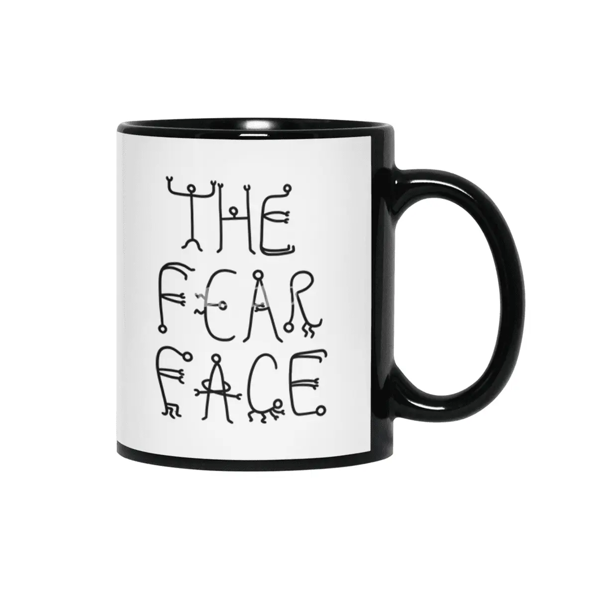 The Fear Face Siyah Kupa