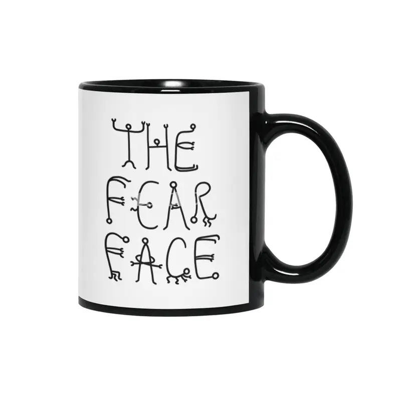 The Fear Face Siyah Kupa