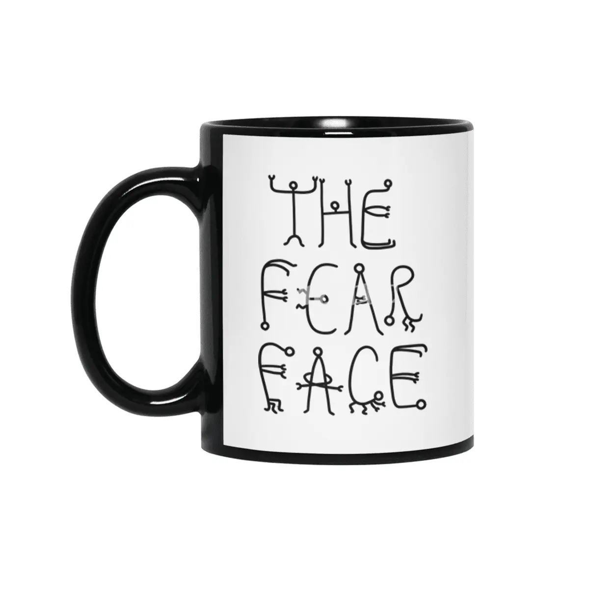 The Fear Face Siyah Kupa