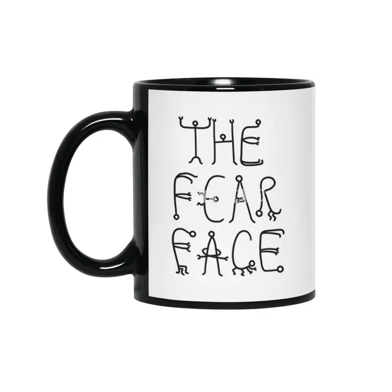 The Fear Face Siyah Kupa