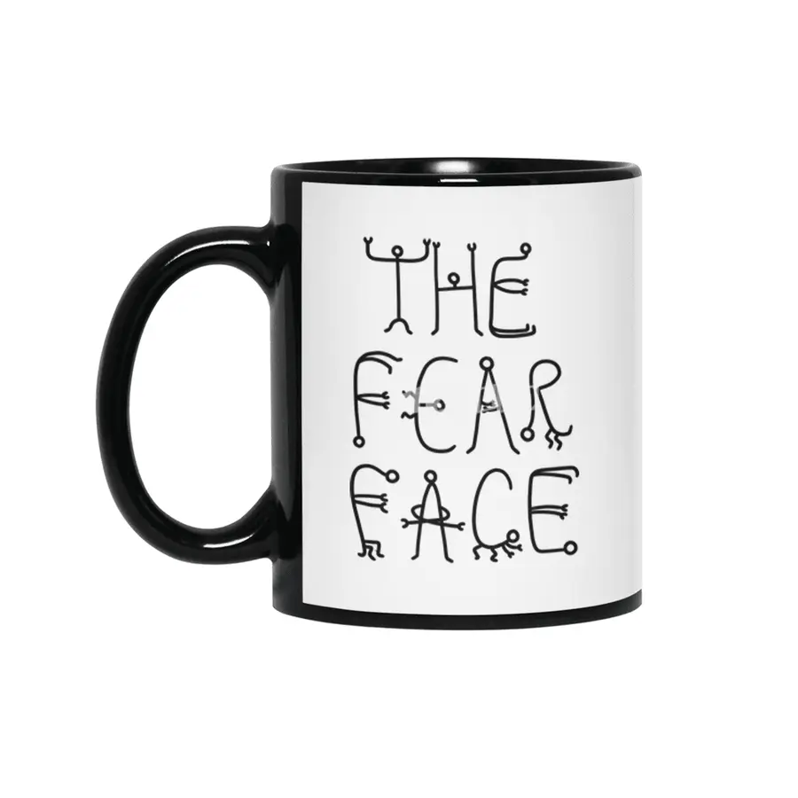 The Fear Face Siyah Kupa