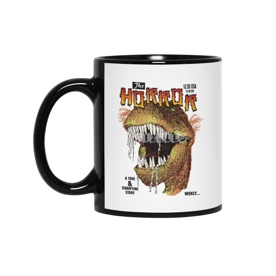 T-Rex Horror comic Siyah Kupa