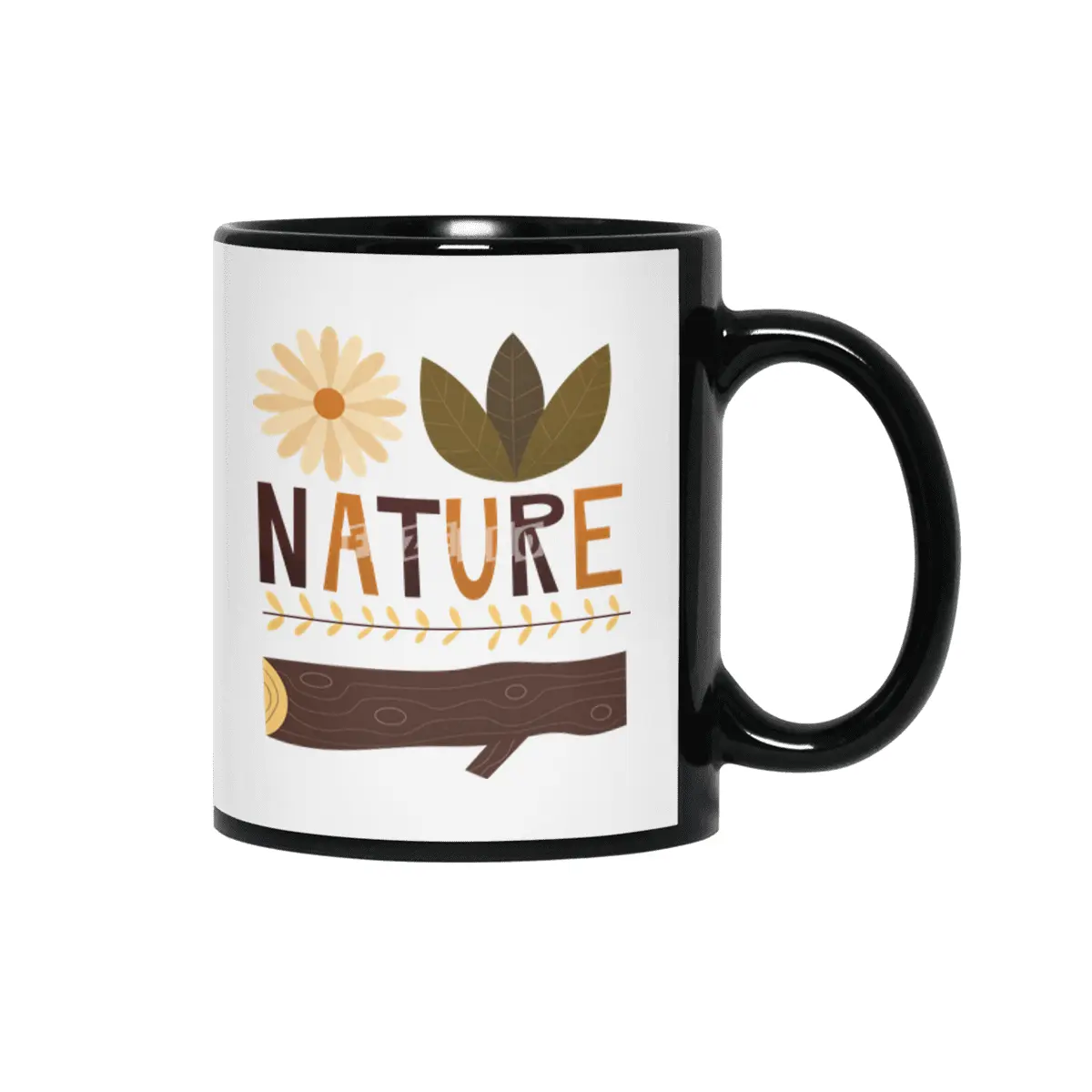 Outdoors Vintage Nature T-Shirt | Retro Camping Design Siyah Kupa
