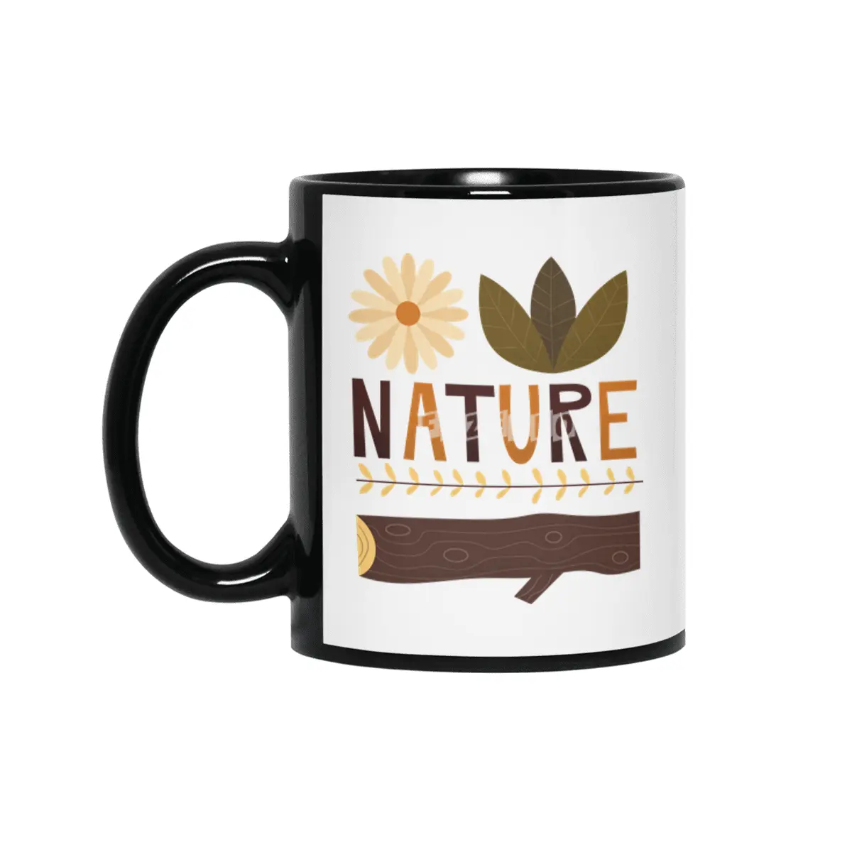Outdoors Vintage Nature T-Shirt | Retro Camping Design Siyah Kupa