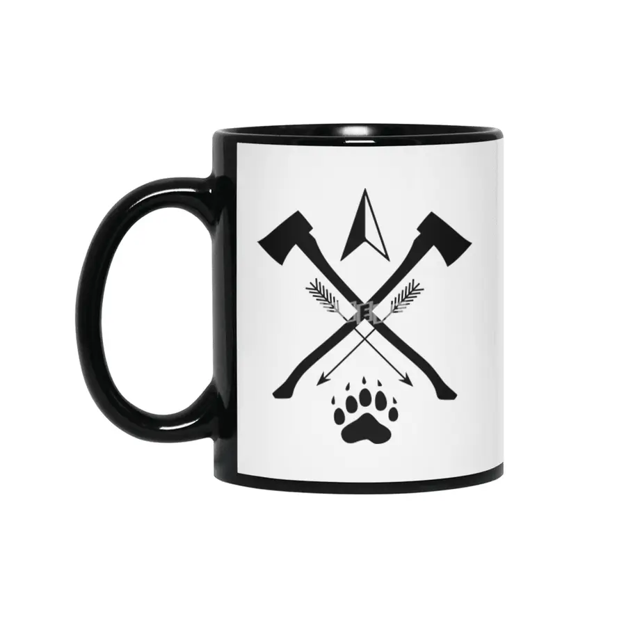 Two Wild Nature Axe (Black) Siyah Kupa
